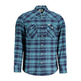 Wrangler Blue Cotton Shirt -   -  Wrangler.